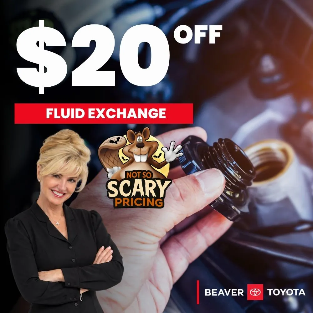 $20 Off Fluid Exchange | Beaver Toyota St. Augustine