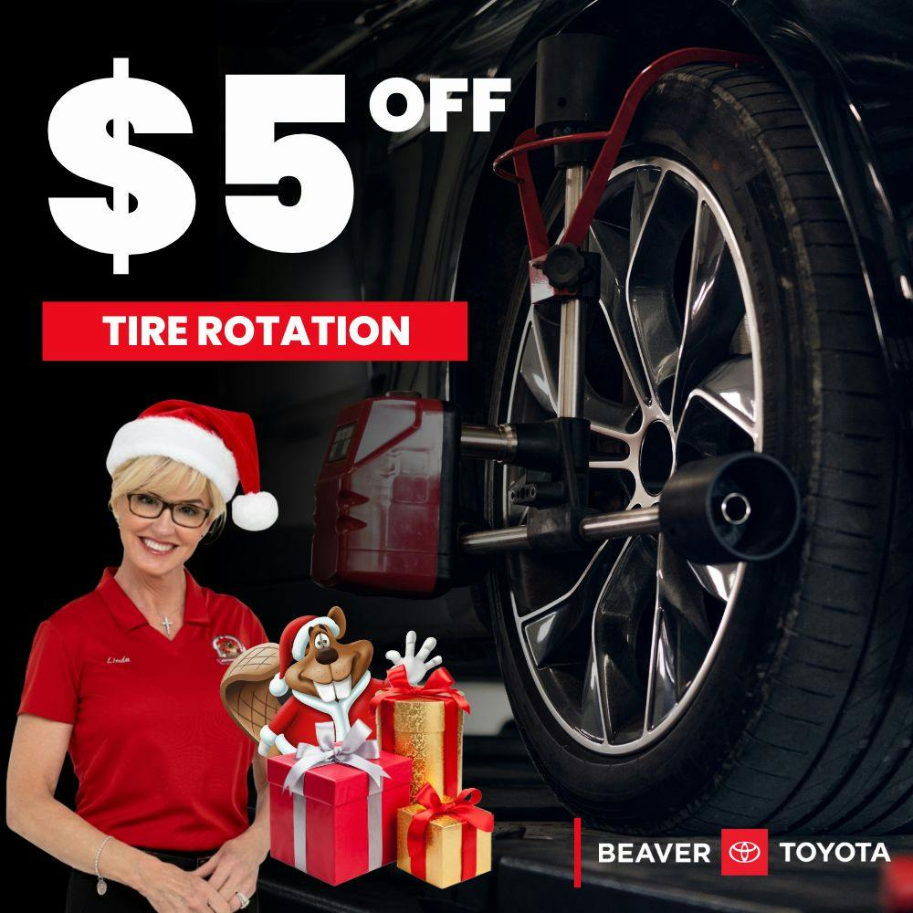 $5 Off Tire Rotation | Beaver Toyota St. Augustine