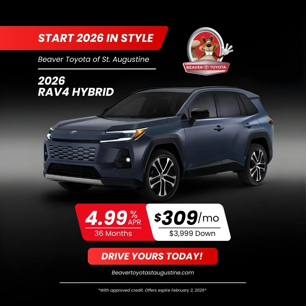 2025 RAV4 HYBRID | Beaver Toyota St. Augustine