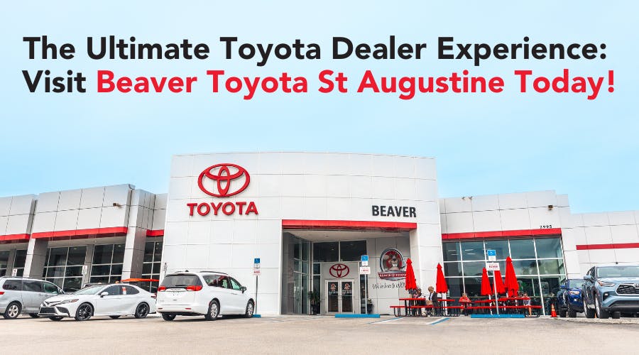 Experience the ultimate Toyota dealership experience at Beaver Toyota St Augustine. Our vast selection of new and used cars and competitive financing options make owning a car accessible like never before. Let our knowledgeable staff help you find the ideal vehicle for your needs. Visit us now!