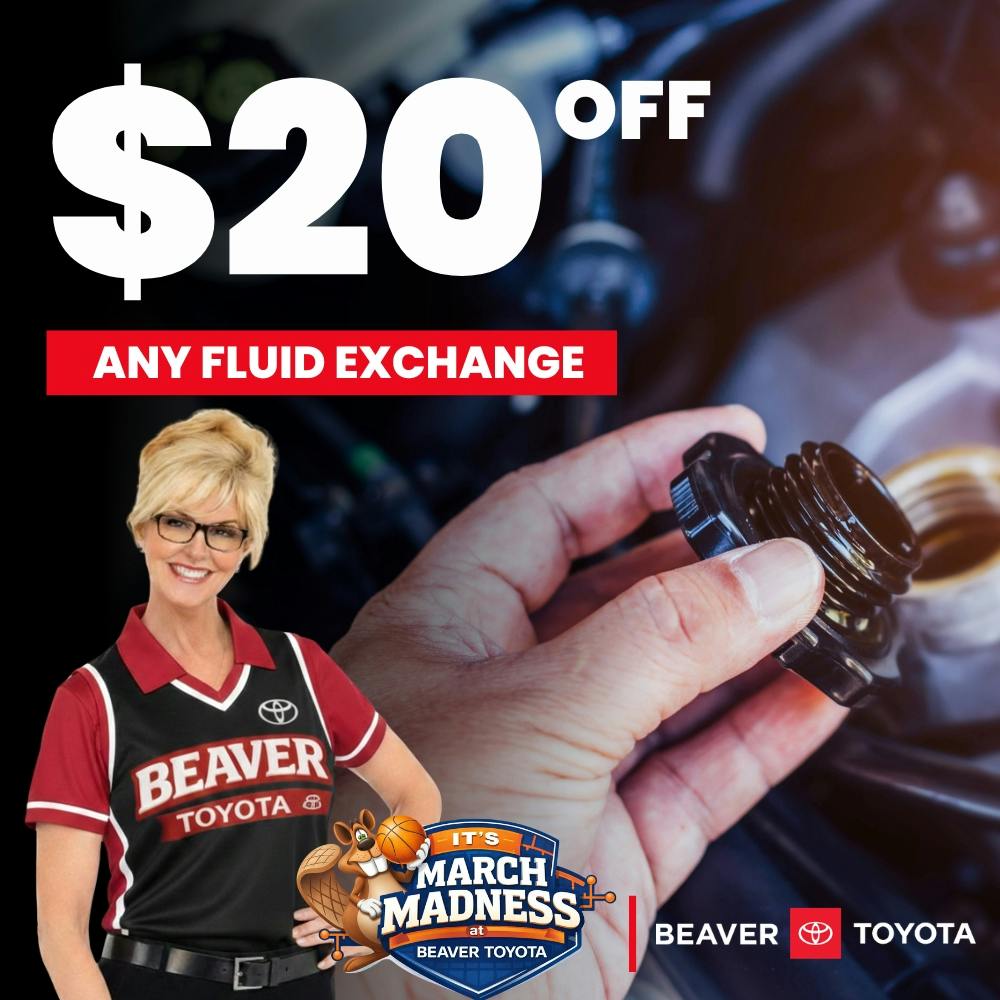 $20 Off Fluid Exchange | Beaver Toyota St. Augustine