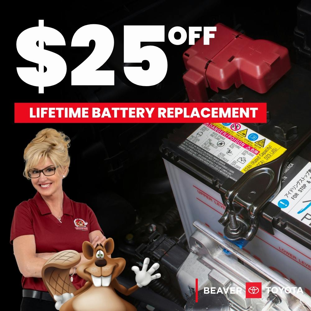 $25 Off Lifetime Battery Replacement | Beaver Toyota St. Augustine