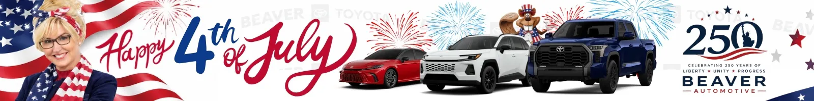 250th Anniversary | Beaver Toyota St. Augustine
