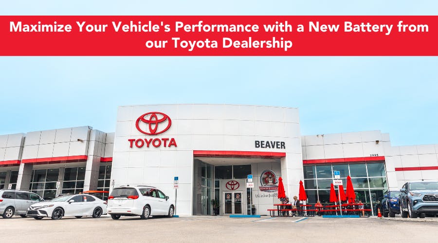 Maximize Your Vehicle's Performance with a New Battery from our Toyota Dealership