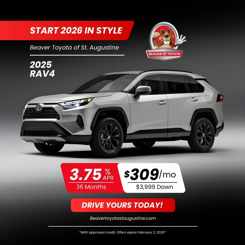 2025 RAV4 | Beaver Toyota St. Augustine