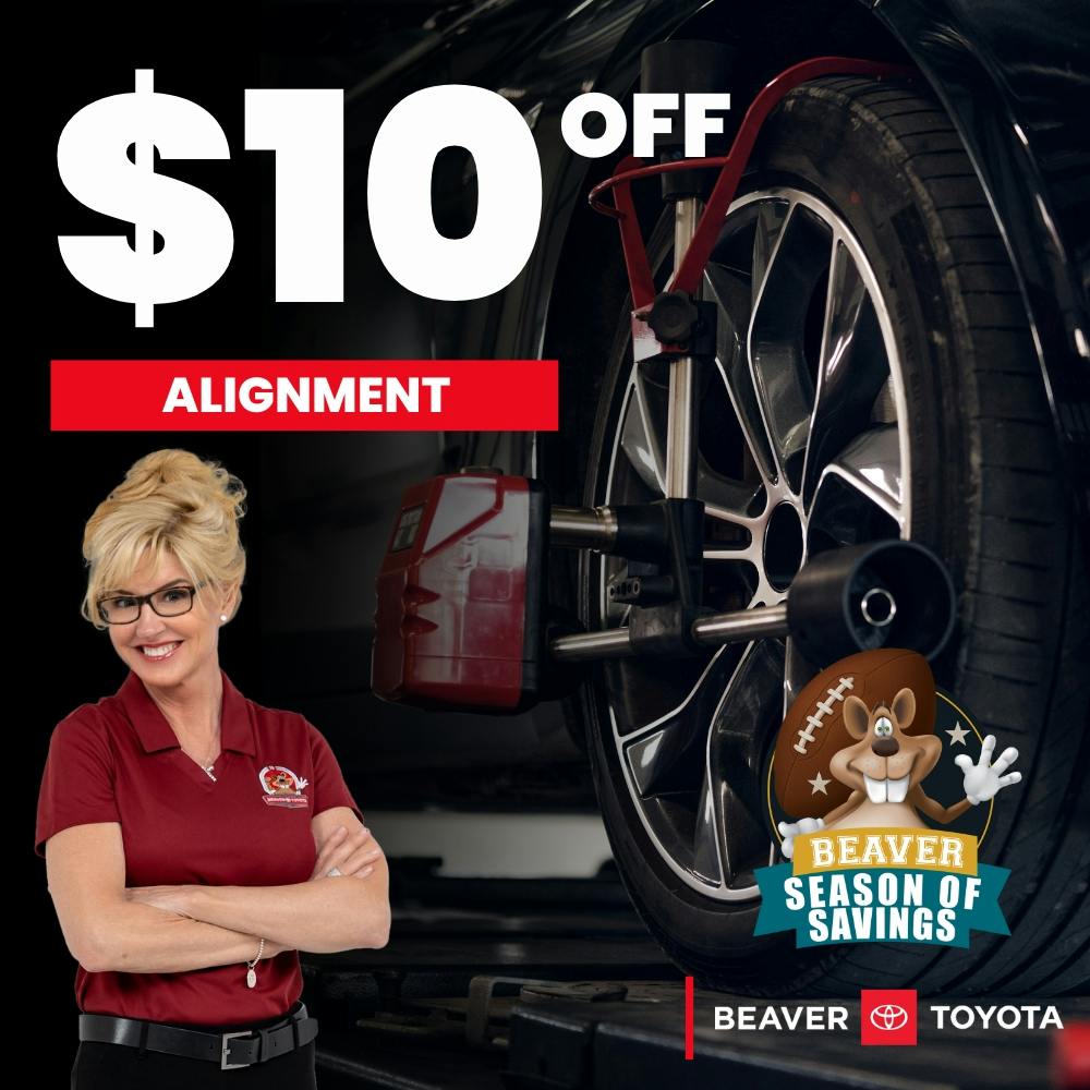 $10 Off Tire Alignment | Beaver Toyota St. Augustine