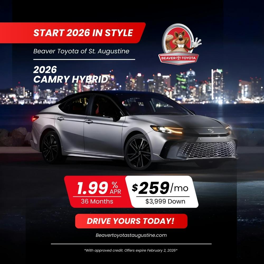 2026 CAMRY HYBRID | Beaver Toyota St. Augustine