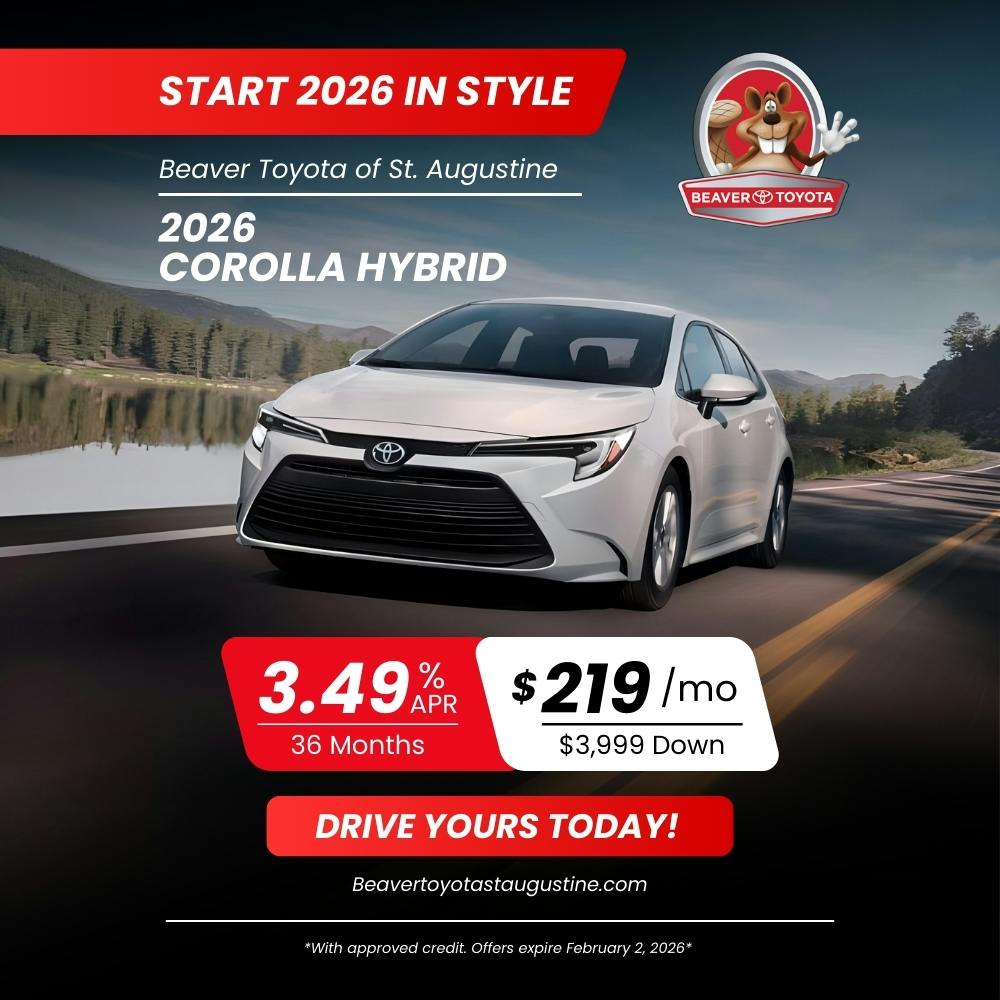 2026 COROLLA HYBRID | Beaver Toyota St. Augustine