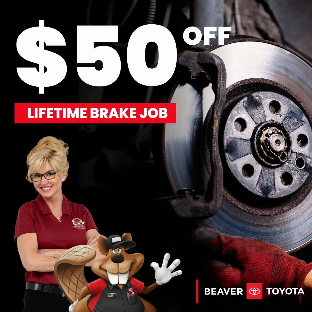$50 Off Lifetime Brakes | Beaver Toyota St. Augustine