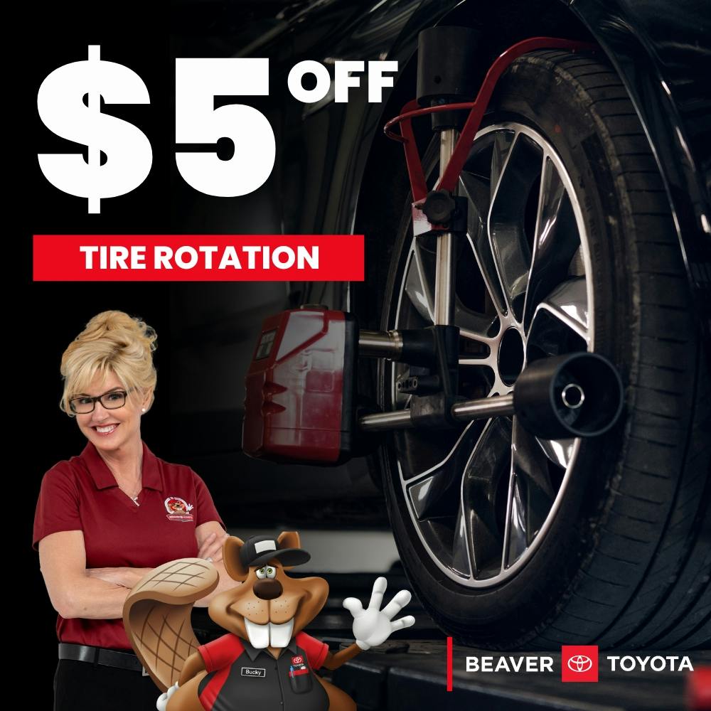 $5 Off Tire Rotation | Beaver Toyota St. Augustine