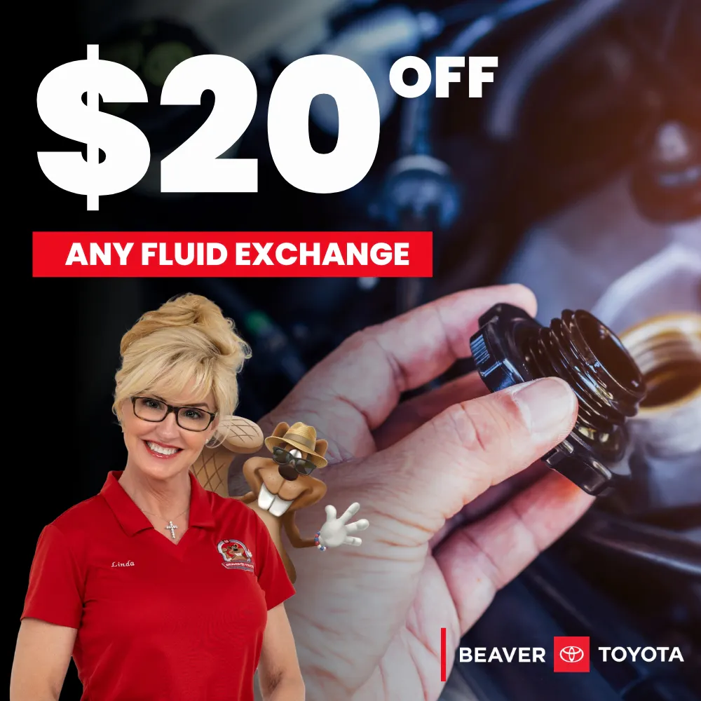 $20 Off Fluid Exchange | Beaver Toyota St. Augustine