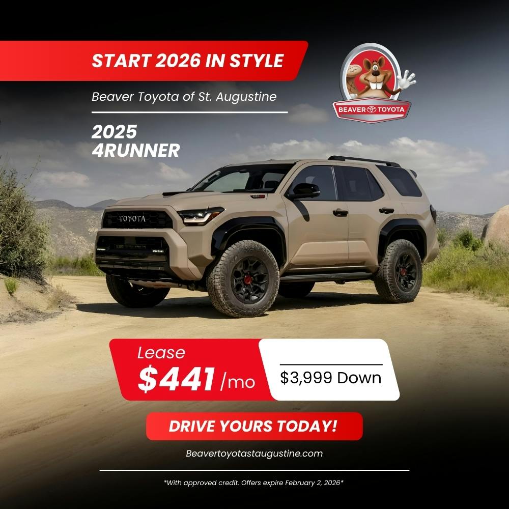 2025 4RUNNER | Beaver Toyota St. Augustine