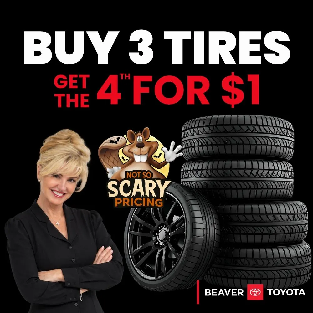 Buy 3 Tires – Get the 4th for $1 | Beaver Toyota St. Augustine