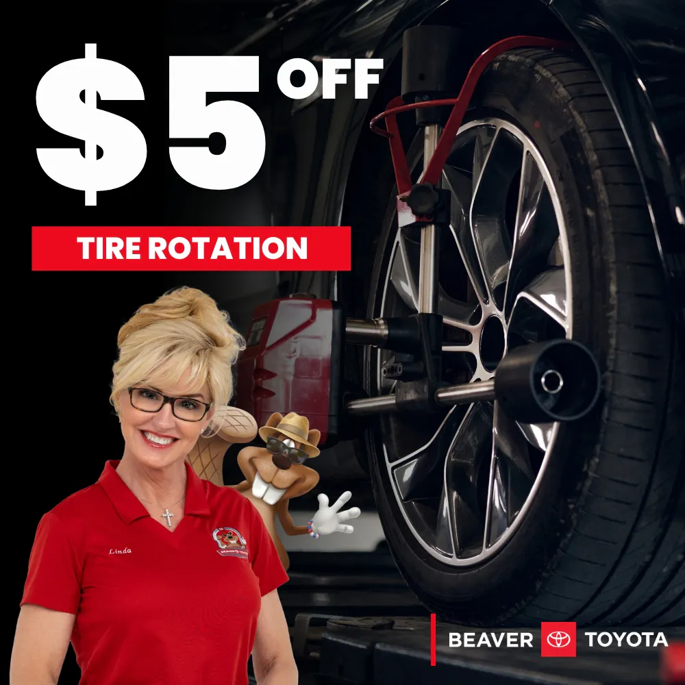 $5 Off Tire Rotation | Beaver Toyota St. Augustine