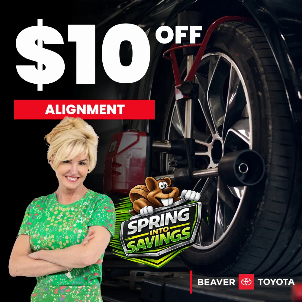 $10 Off Tire Alignment | Beaver Toyota St. Augustine