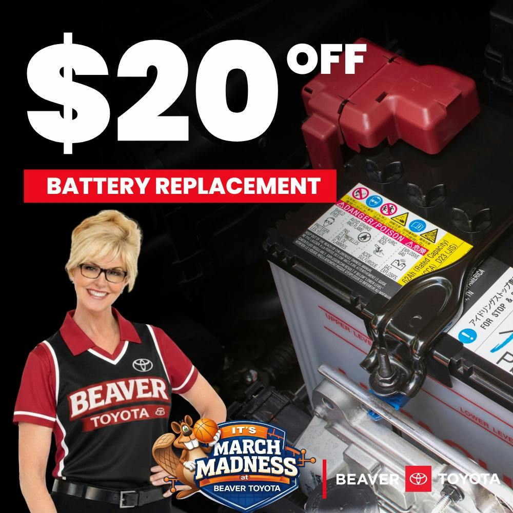 $20 Off Battery Replacement | Beaver Toyota St. Augustine