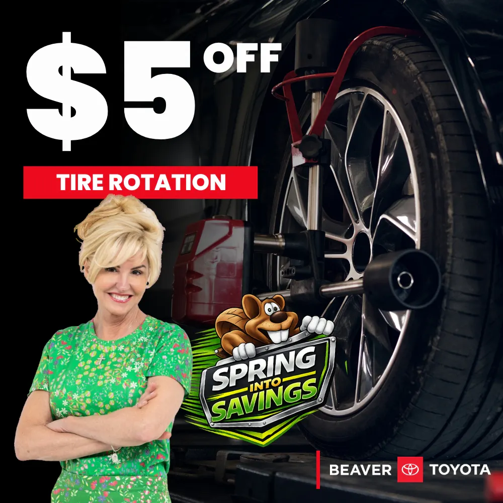 $5 Off Tire Rotation | Beaver Toyota St. Augustine