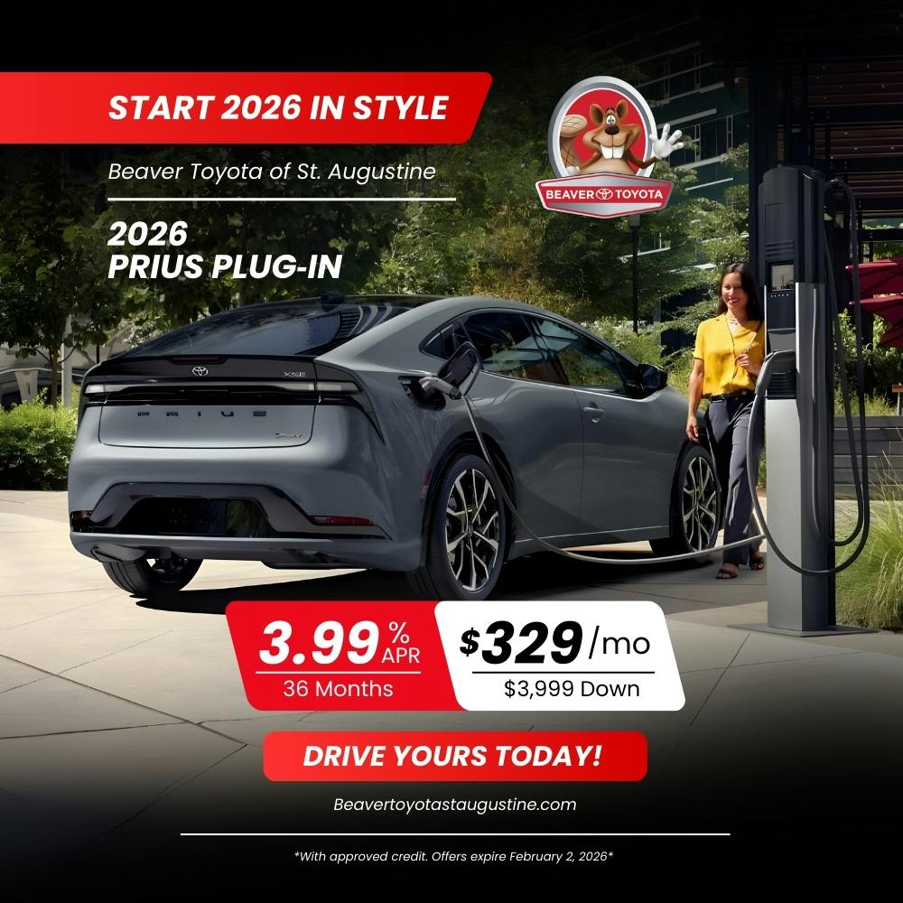 2026 PRIUS PLUG-IN HYBRID | Beaver Toyota St. Augustine