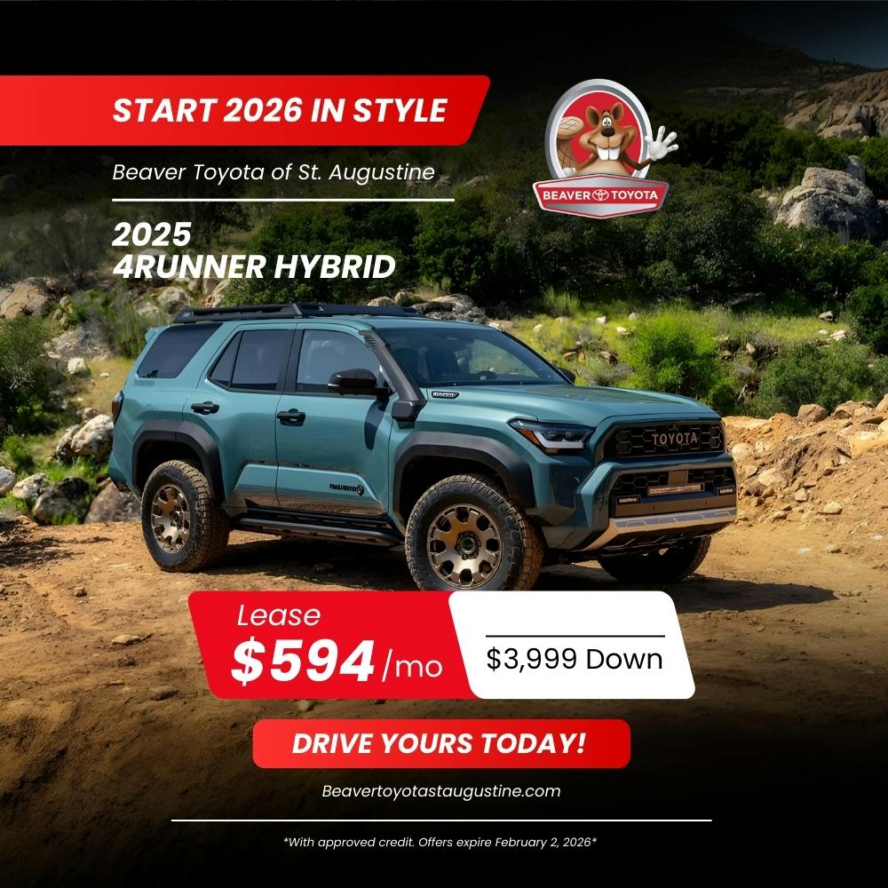 2025 4RUNNER HYBRID | Beaver Toyota St. Augustine