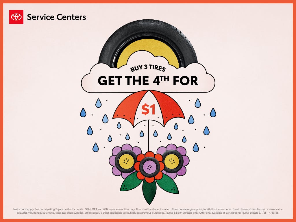 Spring 2025 Tire Special | Buy 3 Get 1 Free | Toyota of Bozeman