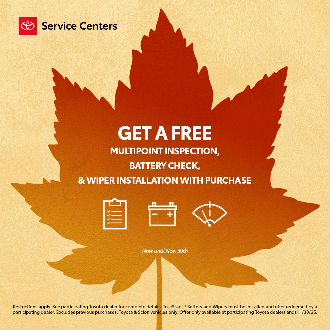 Fall Multipoint Inspection | Toyota of Bozeman