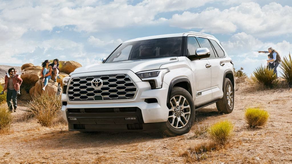 2025 Sequoia white 2025 White Toyota Sequoia suv