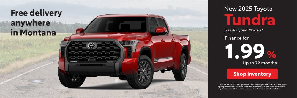 Tundra APR August | Toyota of Bozeman