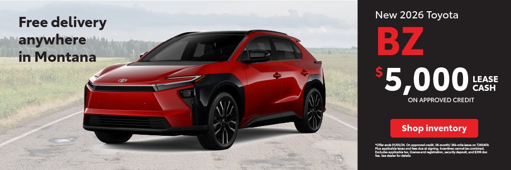 BZ offer | Toyota of Bozeman