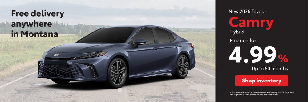 Camary APR October | Toyota of Bozeman