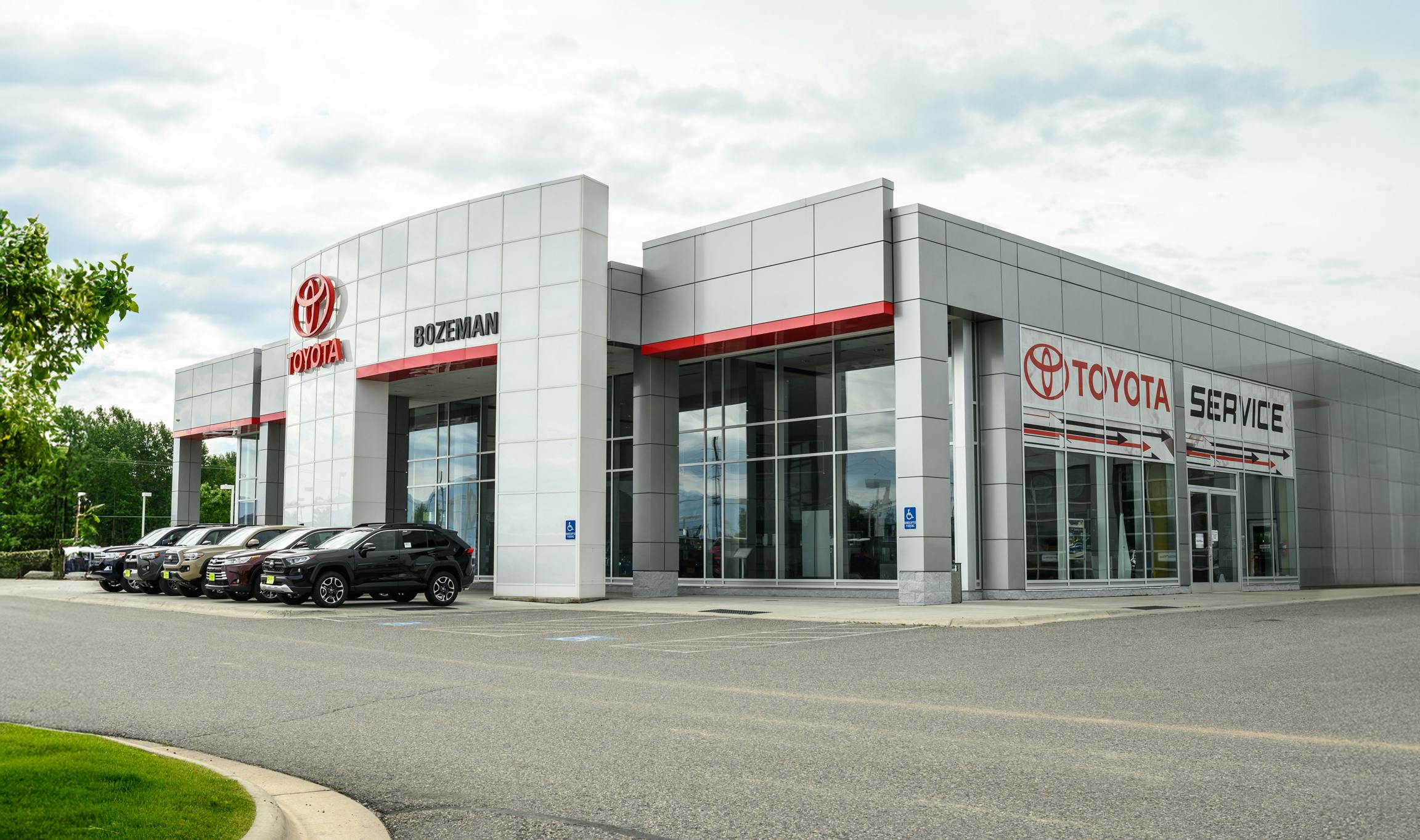 Toyota of Bozeman service center entrance