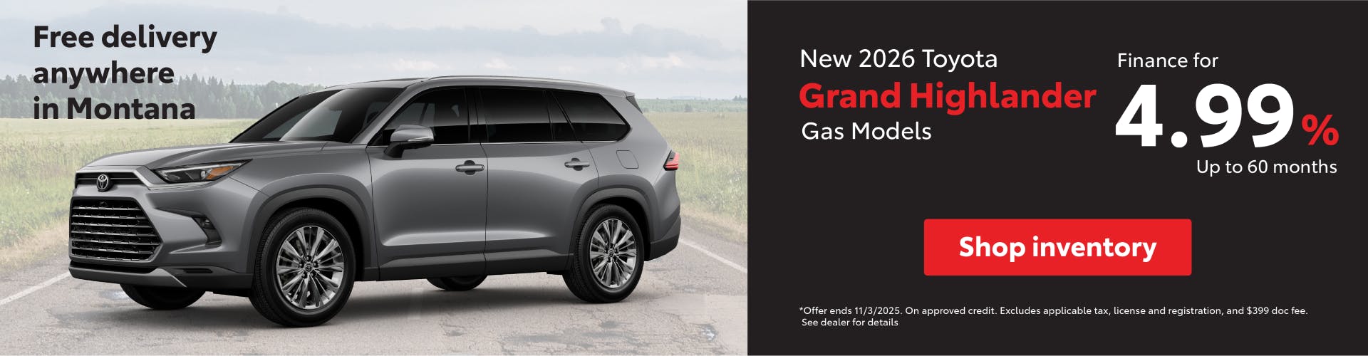 Grand Highlander APR October
