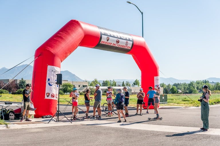 Jim Bridger Roll finish line