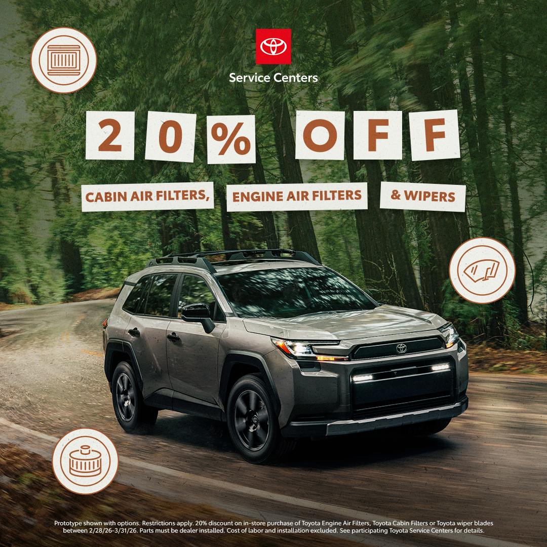 20% Off Filters & Wipers | Toyota of Bozeman