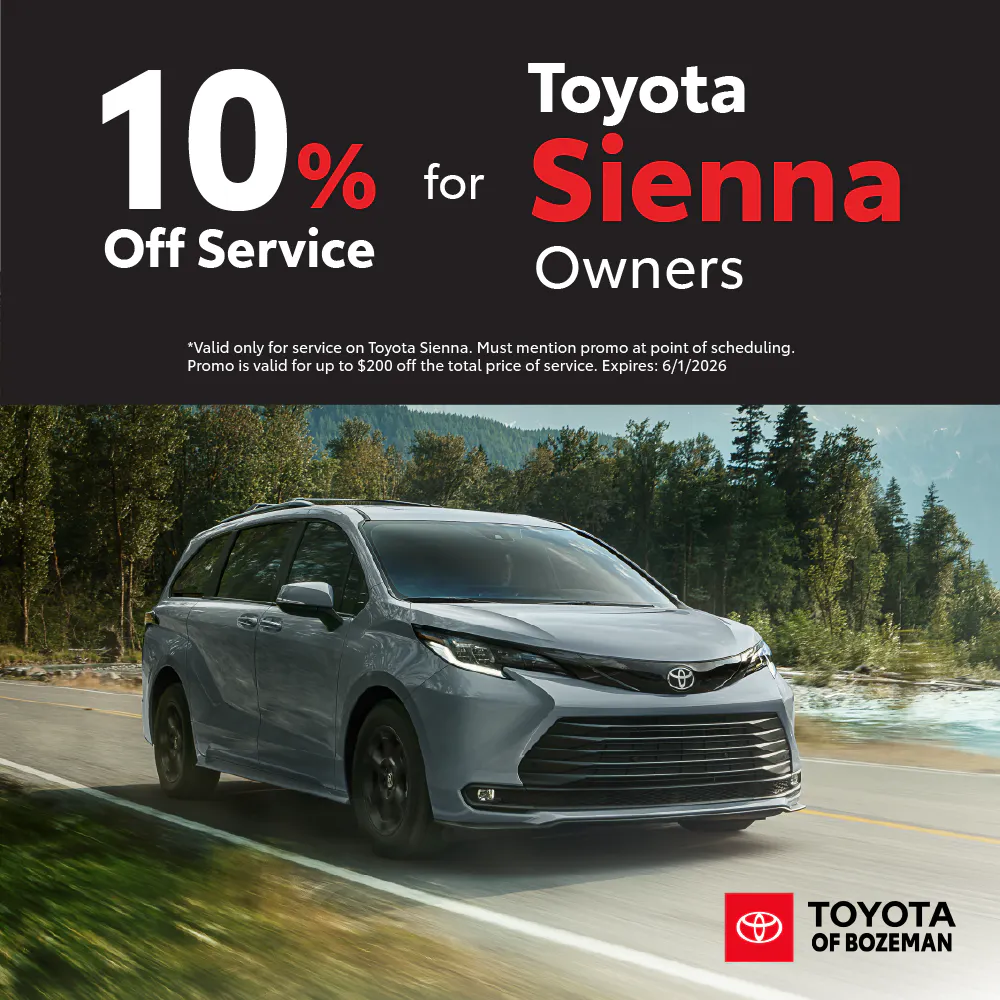10% Off Sienna Service | Toyota of Bozeman