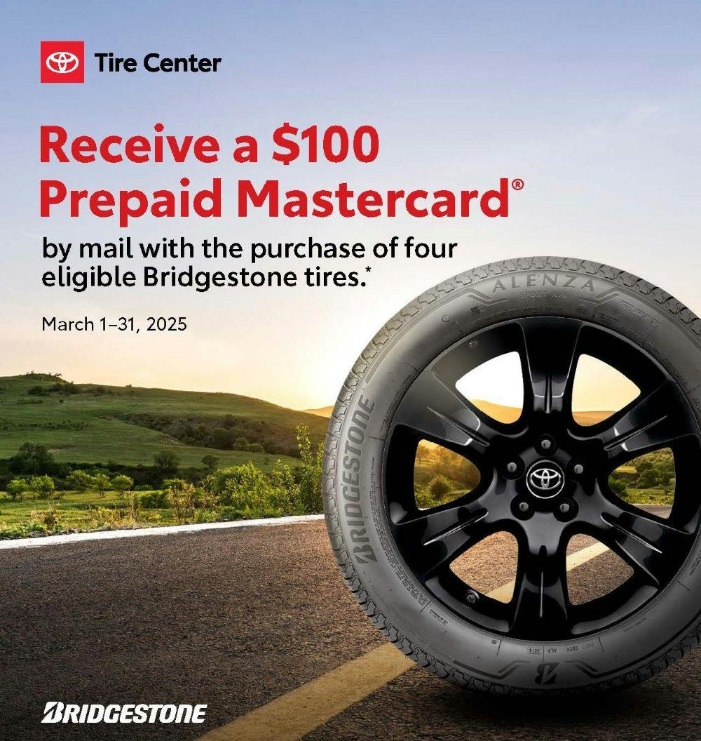 Bridgestone Tire Rebate | March 2025 | Toyota of Bozeman