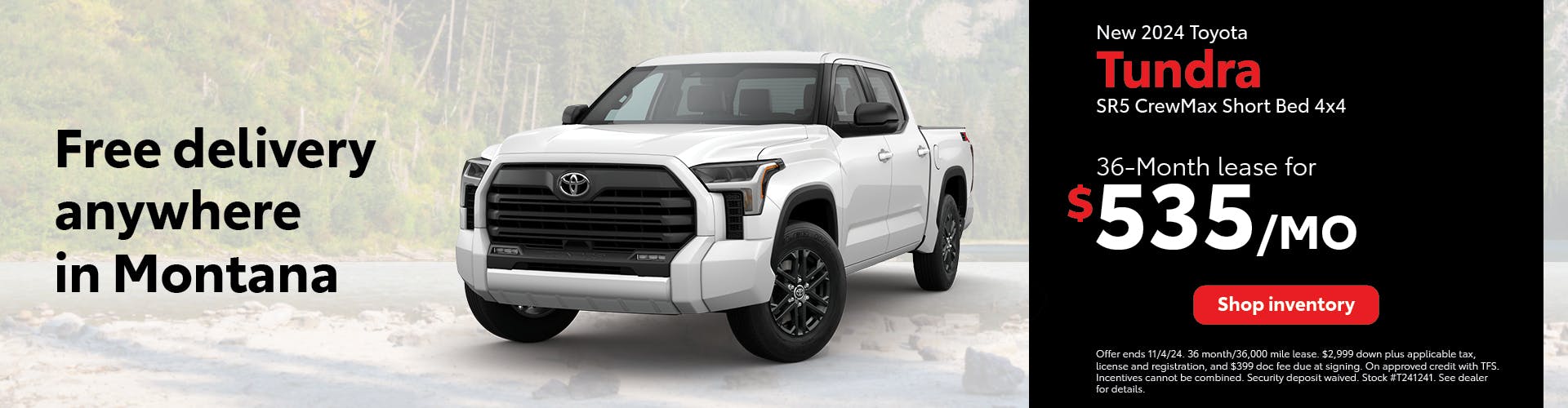 New 2024 Toyota Tundra Lease