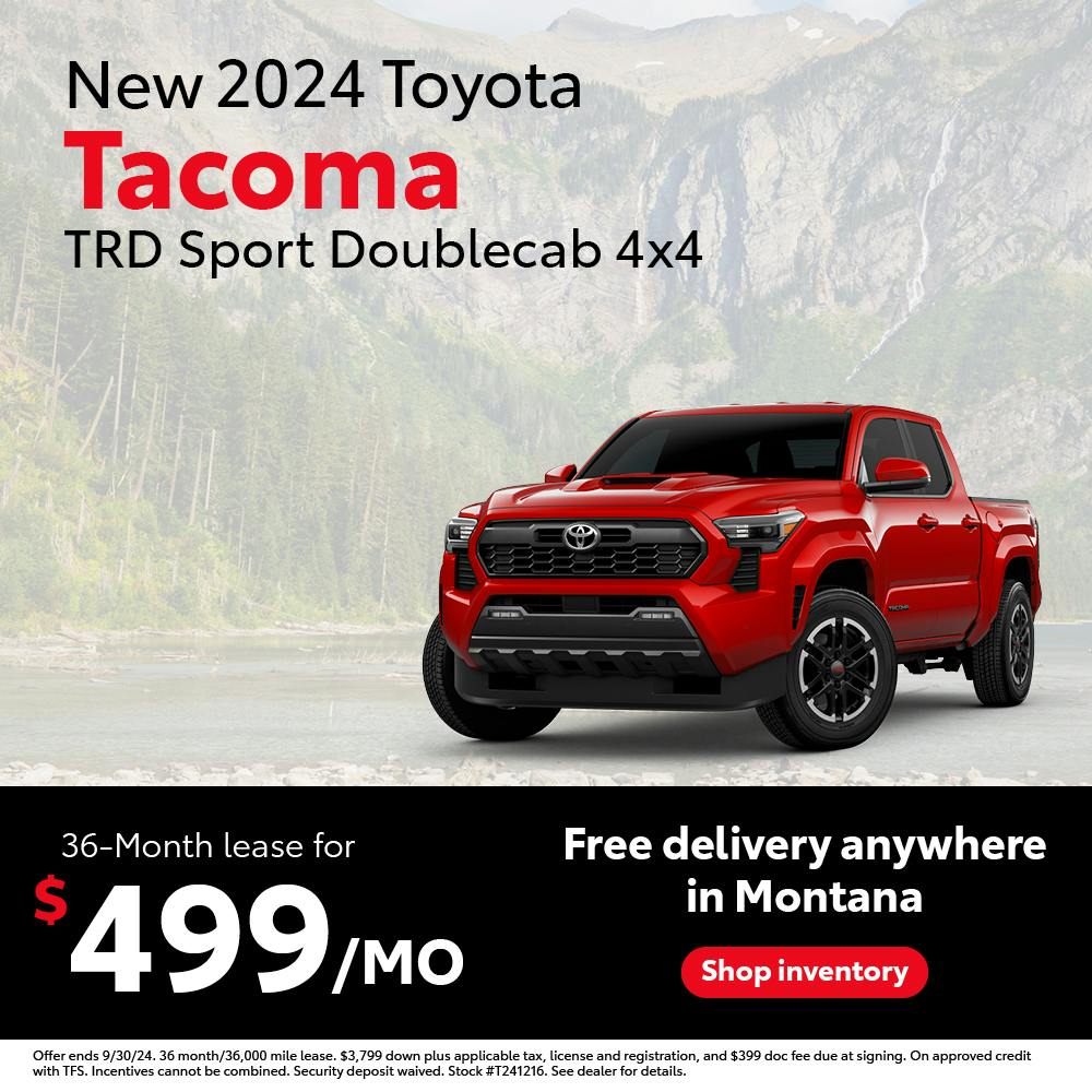 New 2024 Tacoma Lease