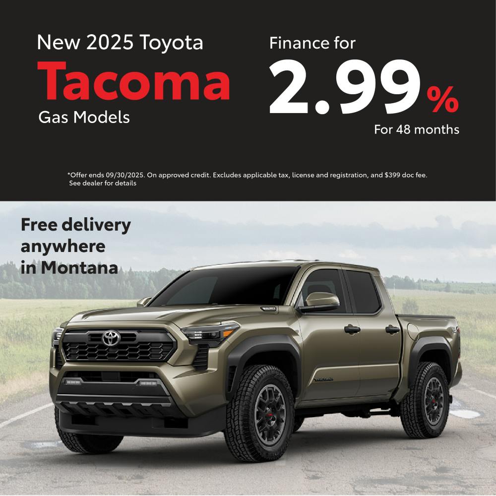 Tacoma APR September | Toyota of Bozeman