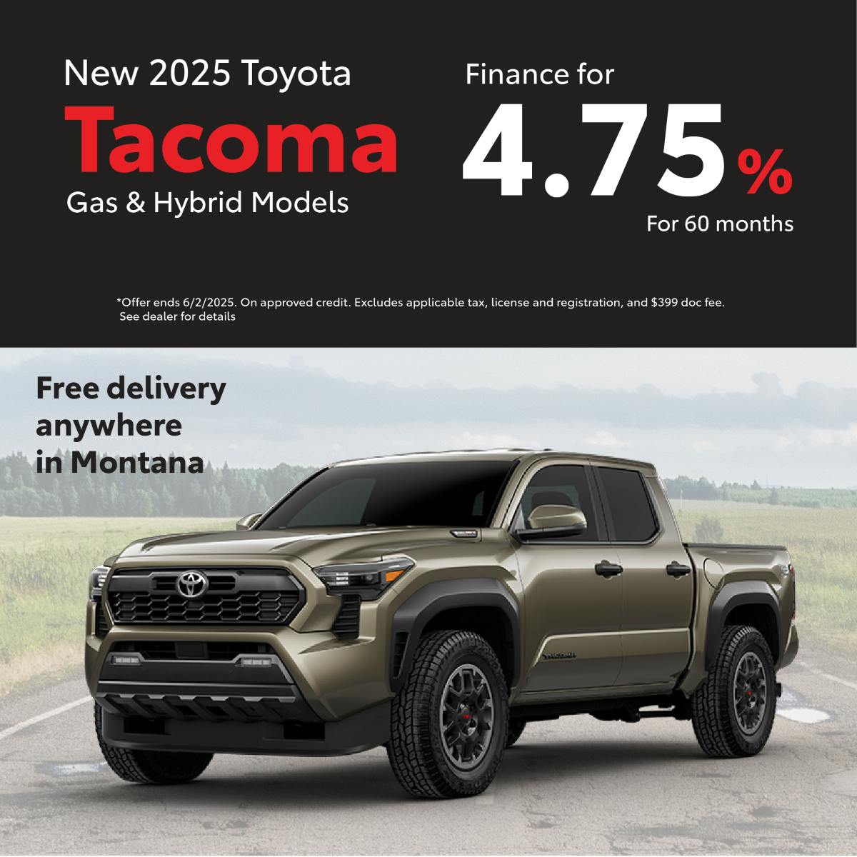 Tacoma APR May | Toyota of Bozeman