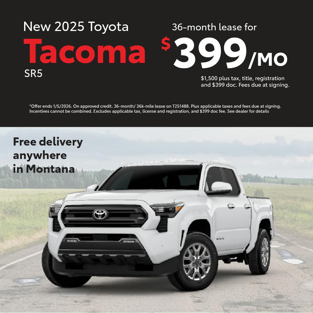 Tacoma Lease December