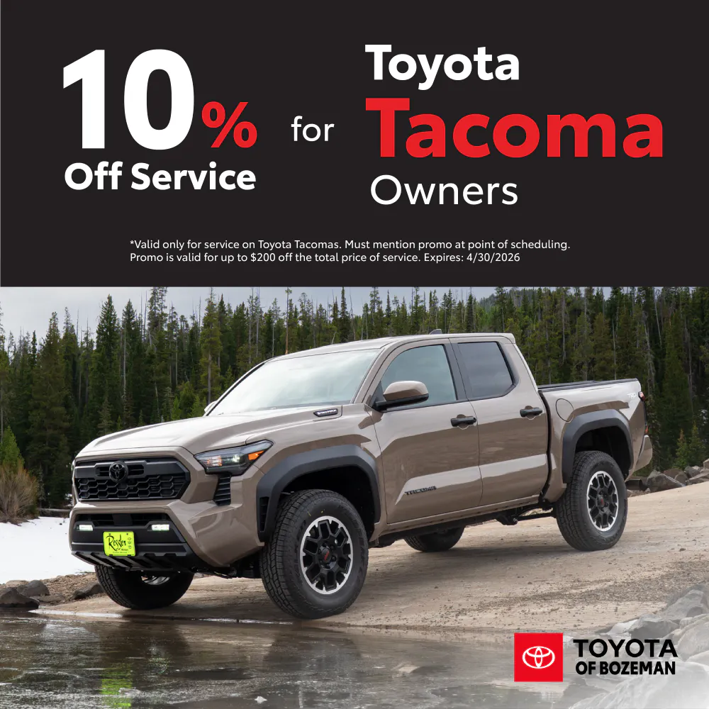 10% Off Tacoma Service | Toyota of Bozeman
