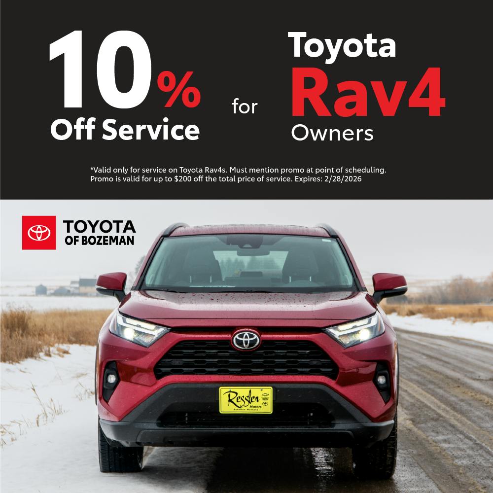 10% Off Rav4 Services | Toyota of Bozeman