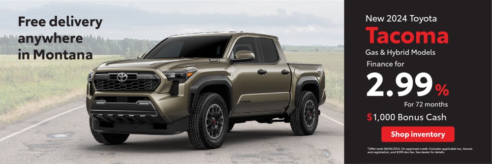 Tacoma APR July | Toyota of Bozeman