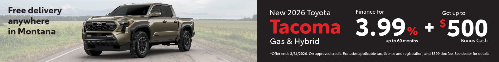 Tacoma TFS February | Toyota of Bozeman