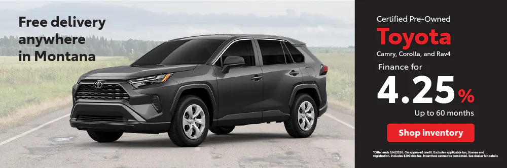 CPO APR April | Toyota of Bozeman