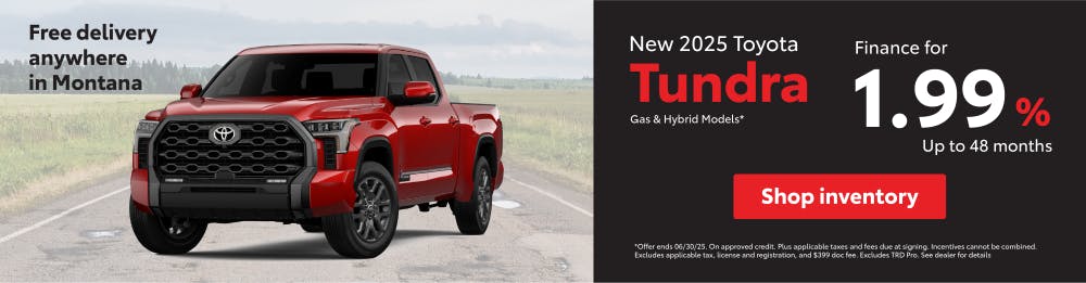 Tundra APR June | Toyota of Bozeman