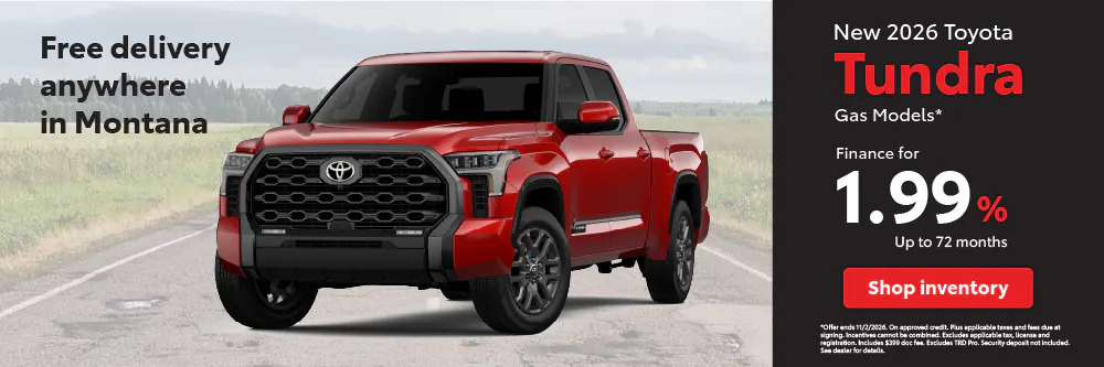 October Tundra APR Special | Toyota of Bozeman