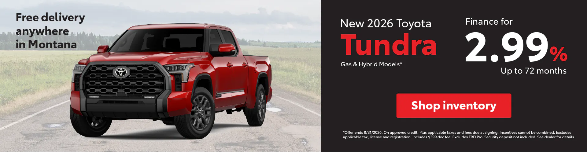 Tundra APR August