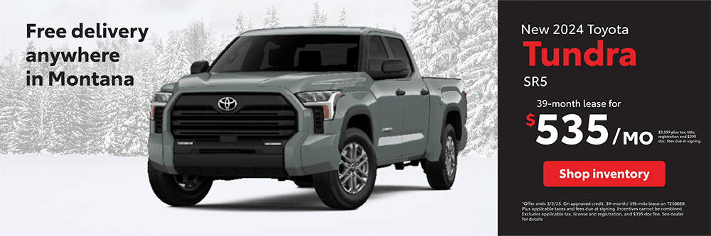 Tundra SR5 Lease | Toyota of Bozeman