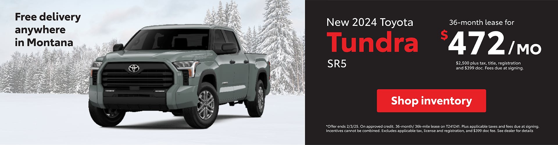 Tundra SR5 Lease